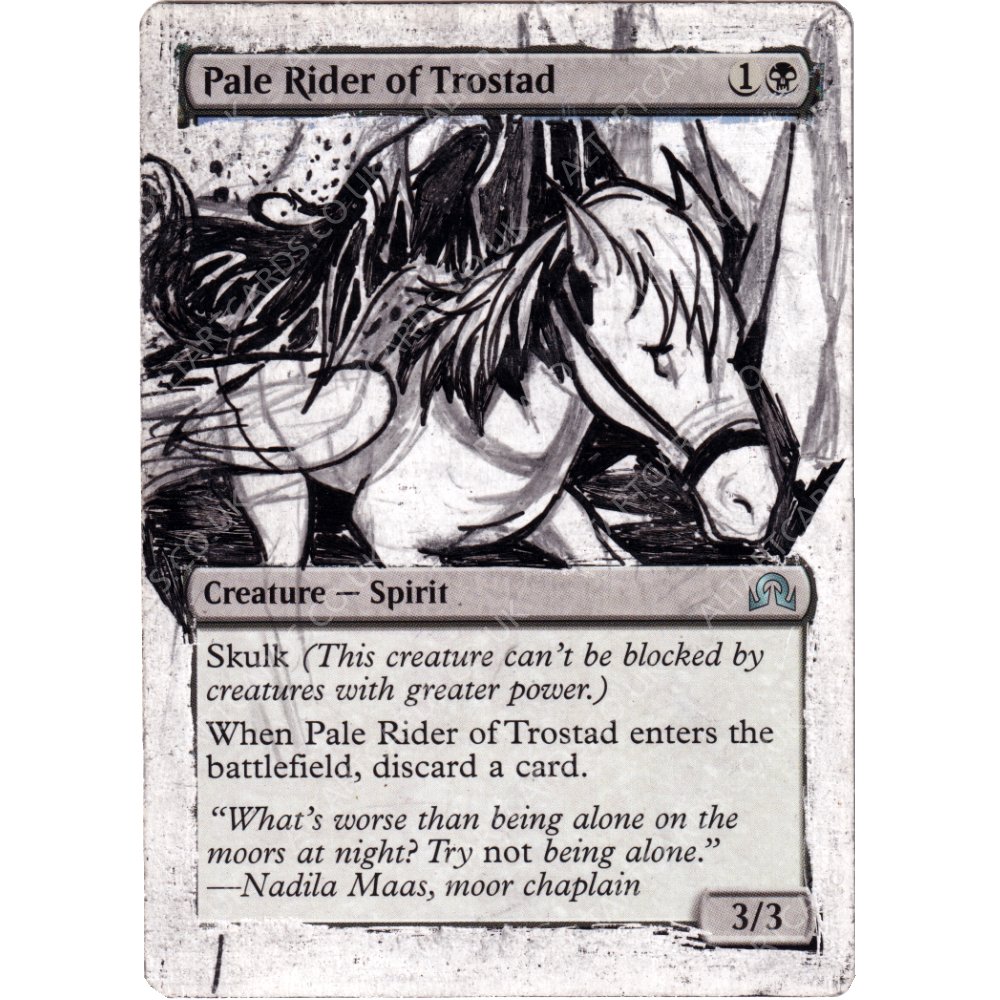 Altered Art - Pale Rider of Trostad