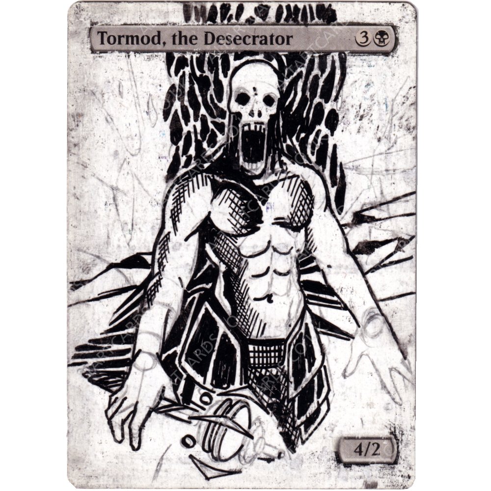 Altered Art - Tormod, the Desecrator