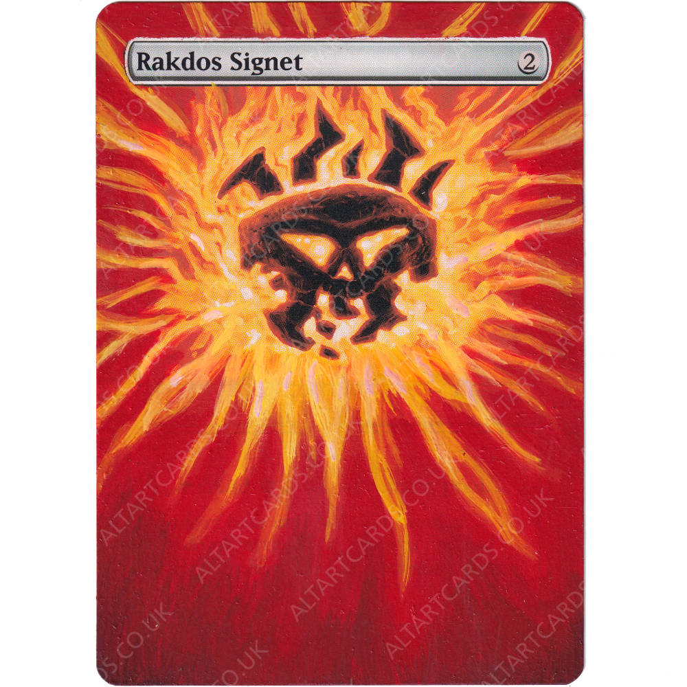 Altered Art - Rakdos Signet