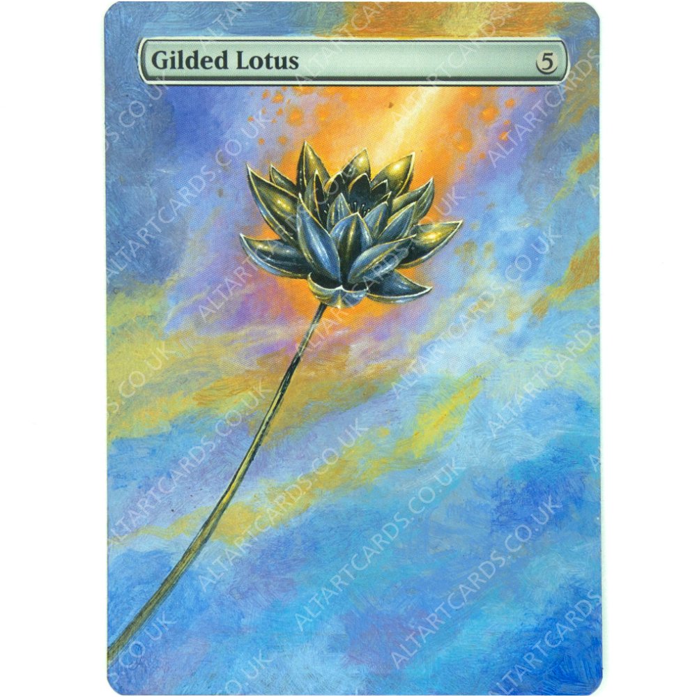 Altered Art - Gilded Lotus