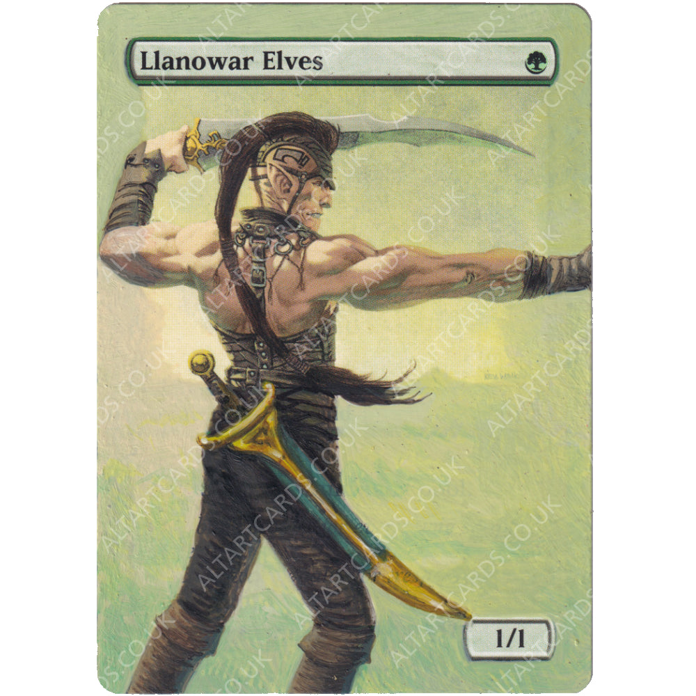Altered Art - Llanowar Elves