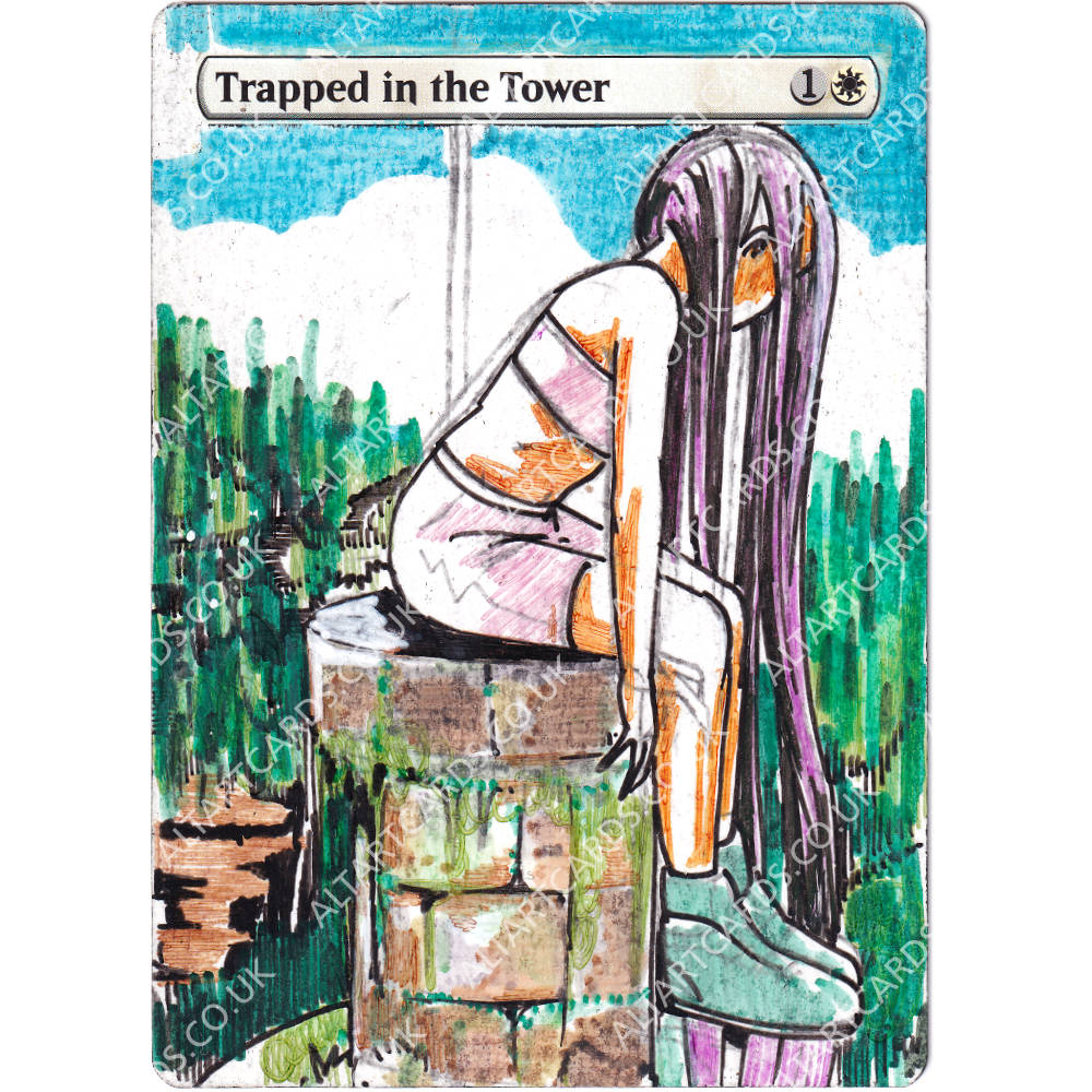 Altered Art - Trapped in the Tower
