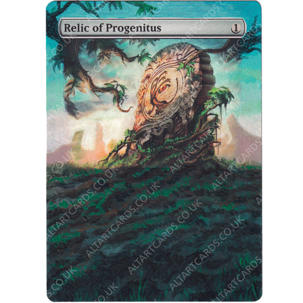 progenitus mtg card Altered Art