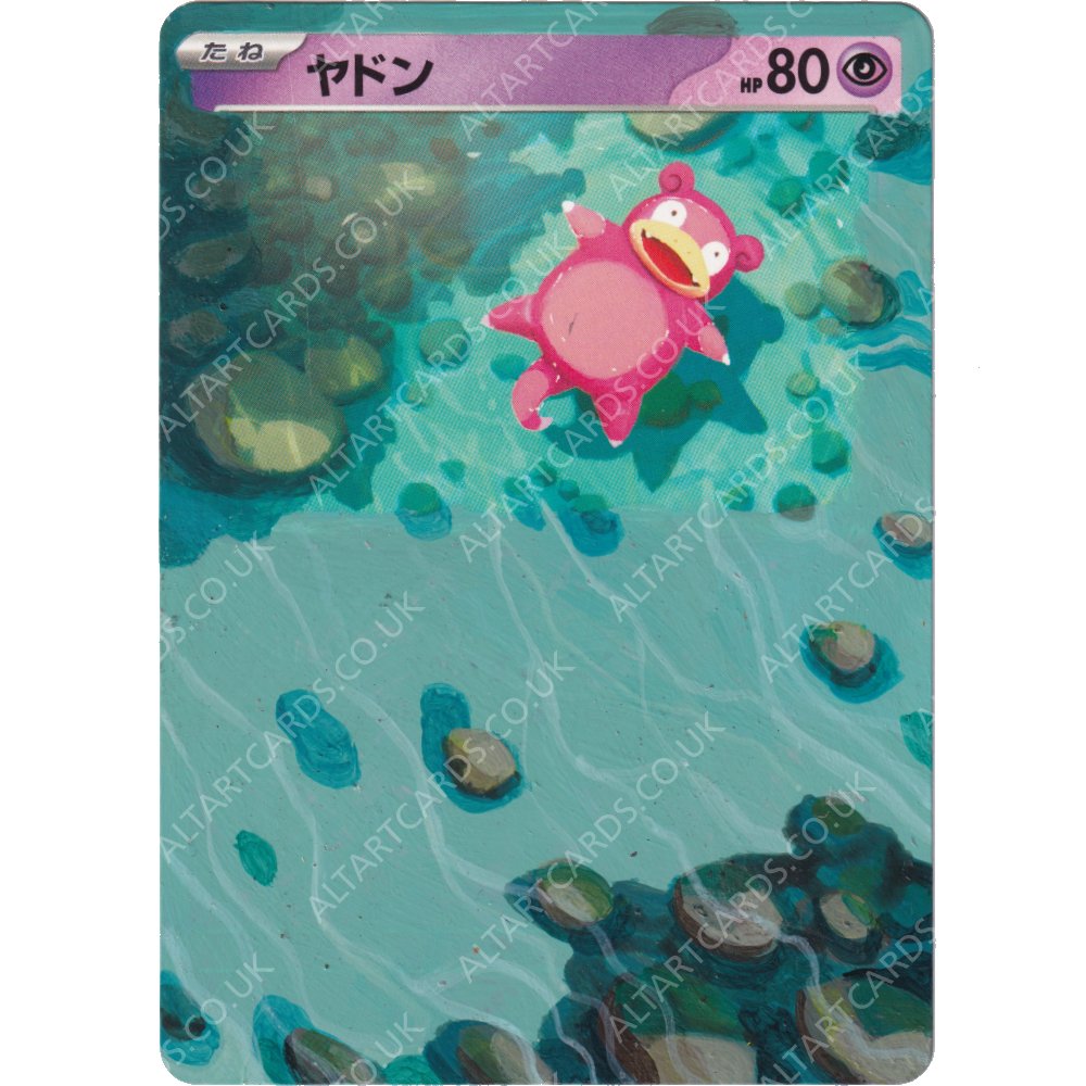 Altered Art - Slowpoke (JAP) Alt Art Cards Altered Art - Slowpoke (JAP) Alt Art Cards