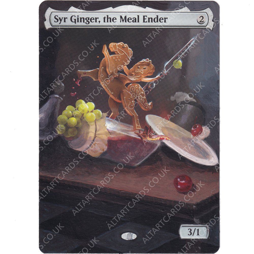 Altered Art - Syr Ginger, the Meal Ender