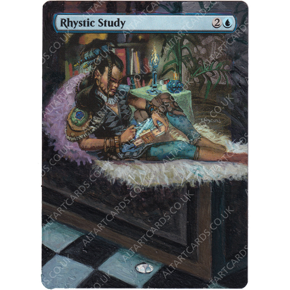 Altered Art - Rhystic Study Alt Art Cards Altered Art - Rhystic Study Alt Art Cards