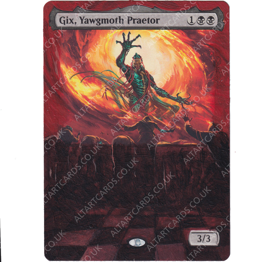 Altered Art - Gix, Yawgmoth Praetor