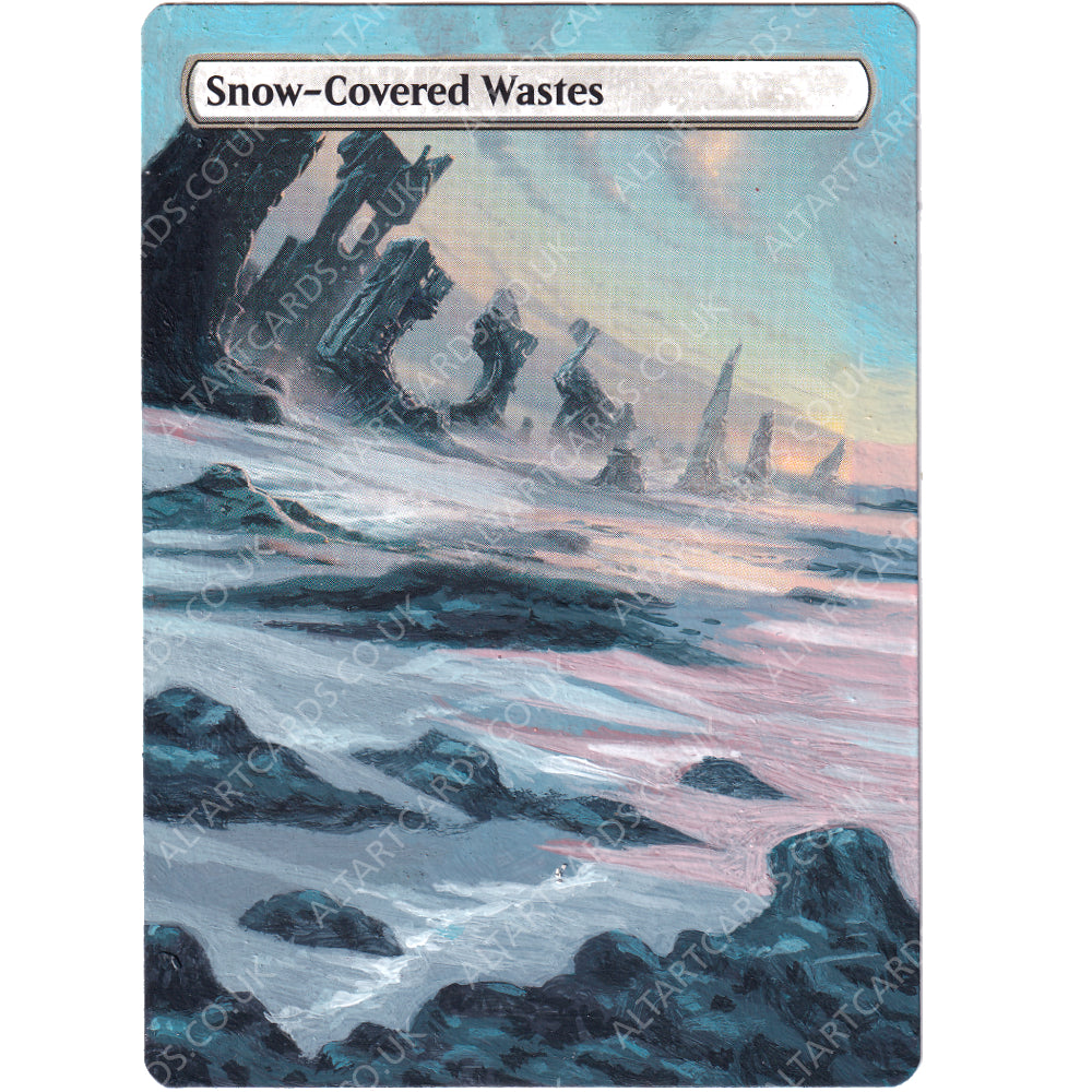 Altered Art - Snow-Covered Wastes