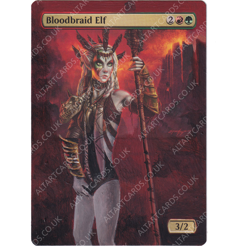 Altered Art - Bloodbraid Elf