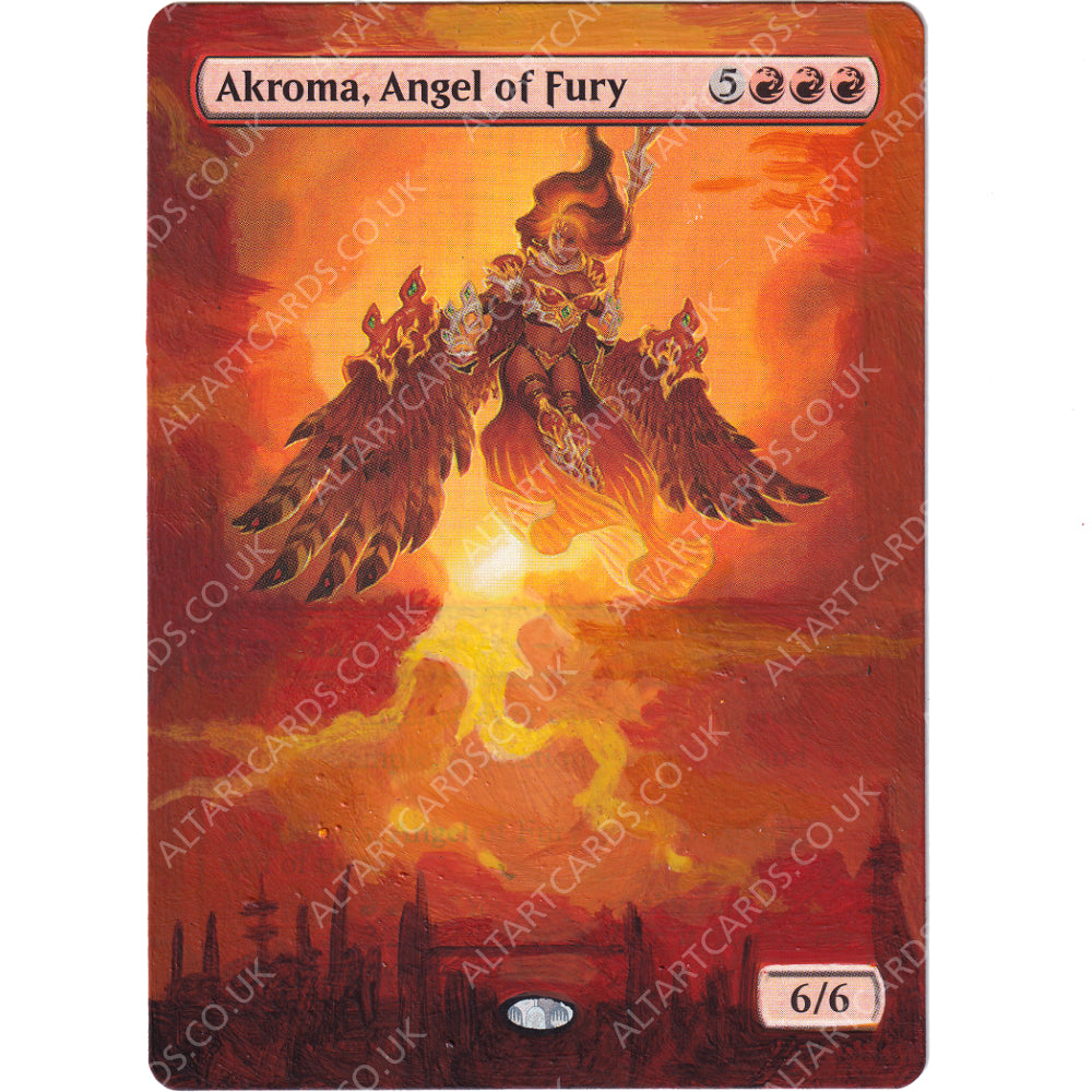 Altered Art - Akroma, Angel of Fury