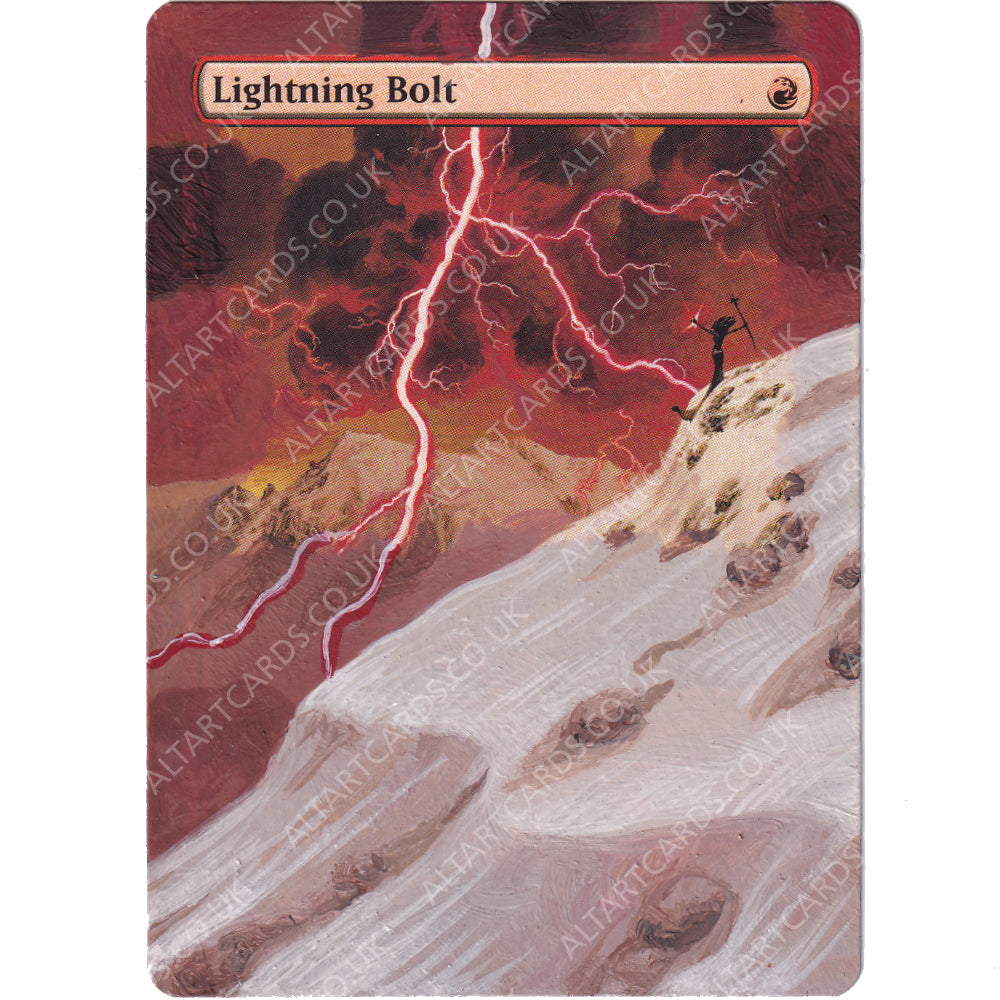 Altered Art - Lightning Bolt Alt Art Cards Altered Art - Lightning Bolt Alt Art Cards