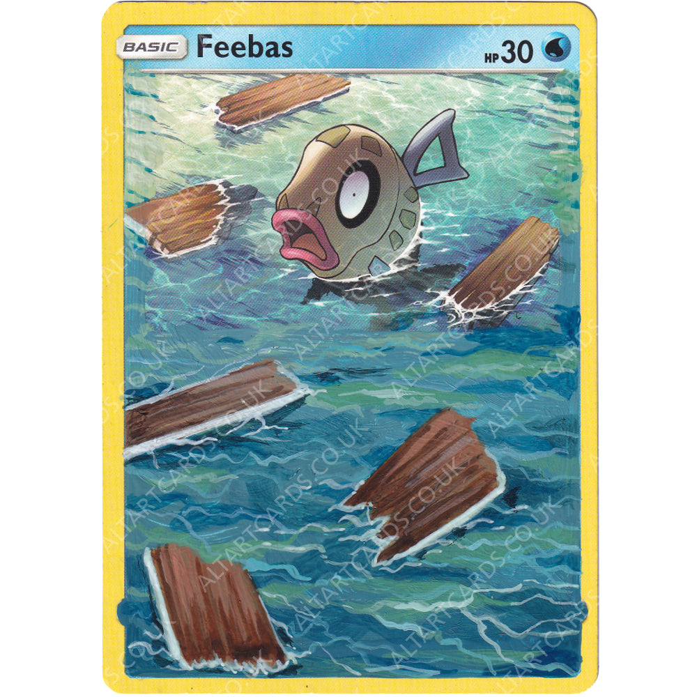 Altered Art - Pokemon Feebas Alt Art Cards Altered Art - Pokemon Feebas Alt Art Cards
