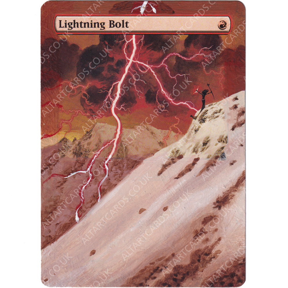 Altered Art - Lightning Bolt