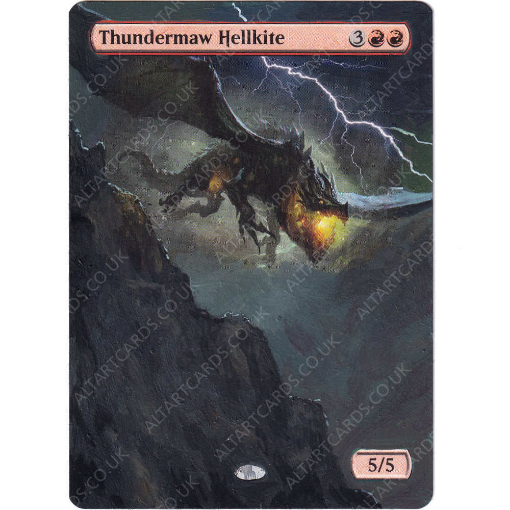 Altered Art - Thundermaw Hellkite