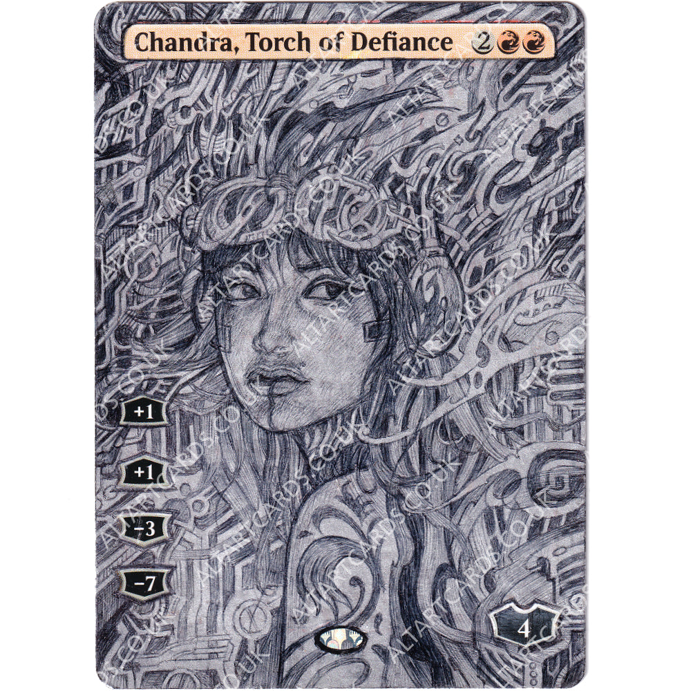 Altered Art - Chandra, Torch of Defiance