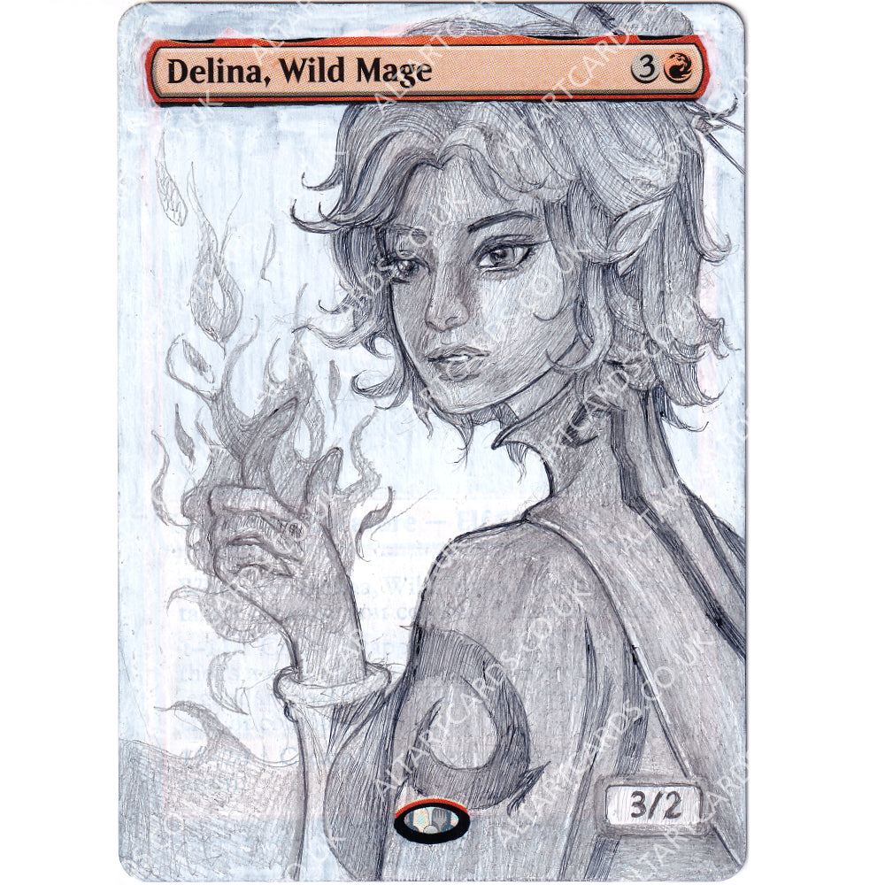 Altered Art - Delina, Wild Mage
