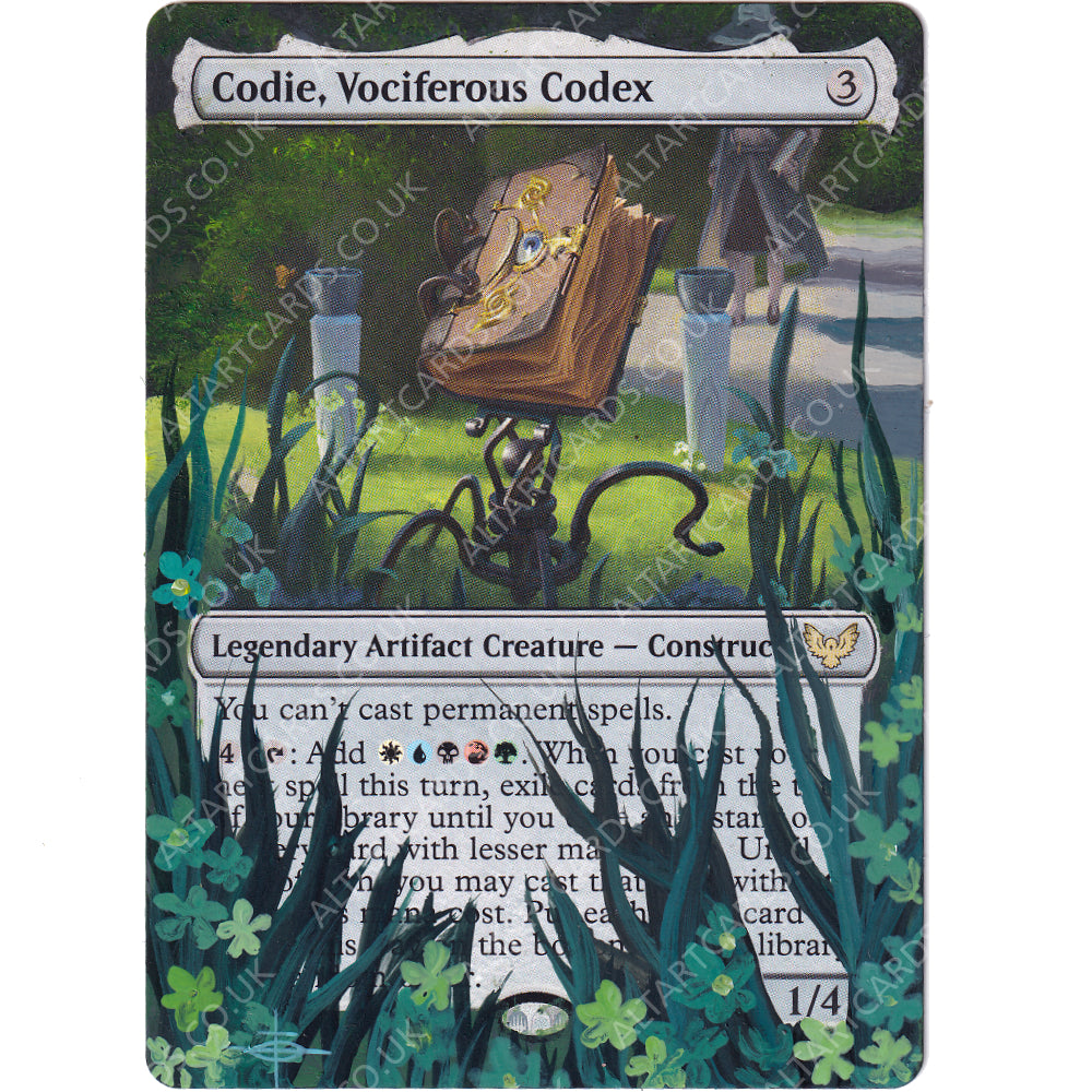 Altered Art - Codie, Vociferous Codex Alt Art Cards Altered Art - Codie, Vociferous Codex Alt Art Cards