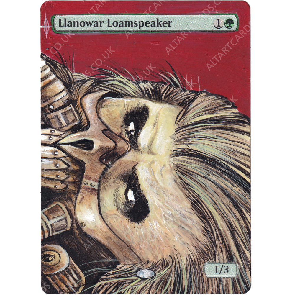 Altered Art - Llanowar Loamspeaker