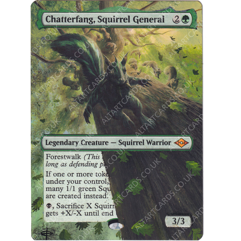 Altered Art - Chatterfang, Squirrel General