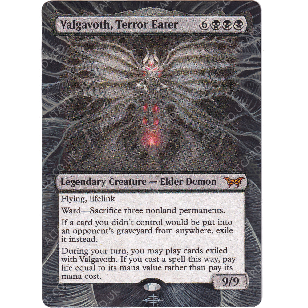 terror mtg card Altered Art