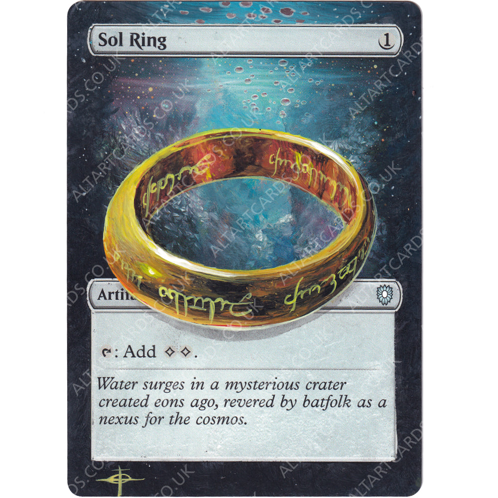 Altered Art - Sol Ring