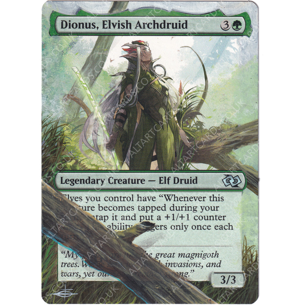 Altered Art - Dionus, Elvish Archdruid