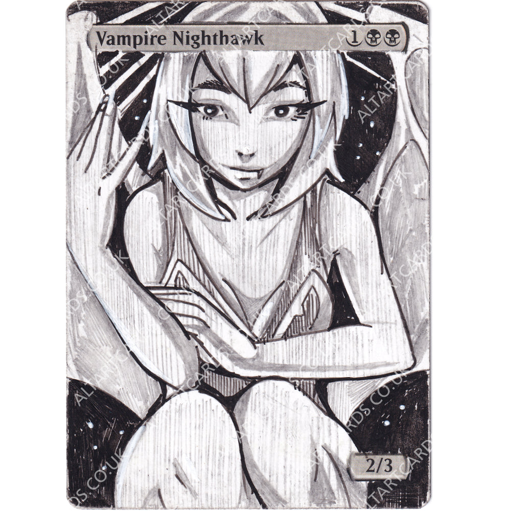 Altered Art - Vampire Nighthawk