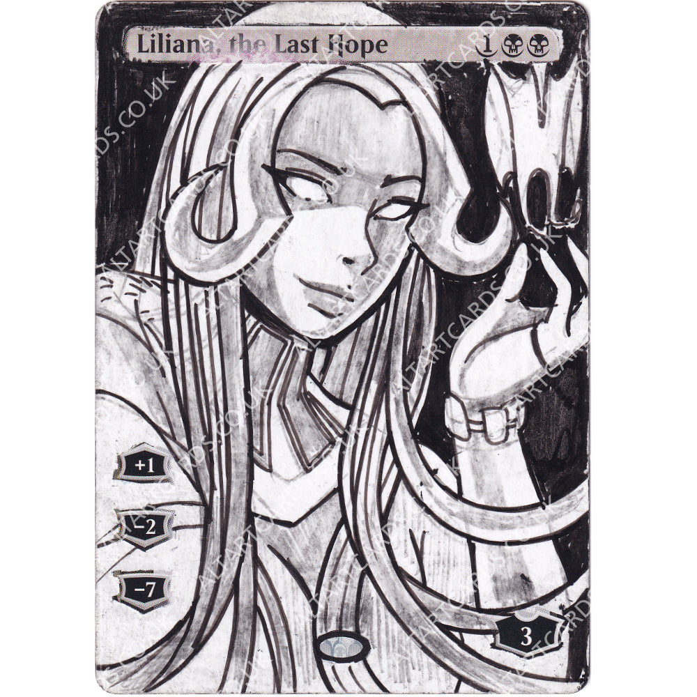 Altered Art - Liliana, the Last Hope