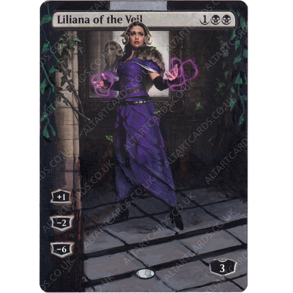 Altered Art - Liliana of the Veil