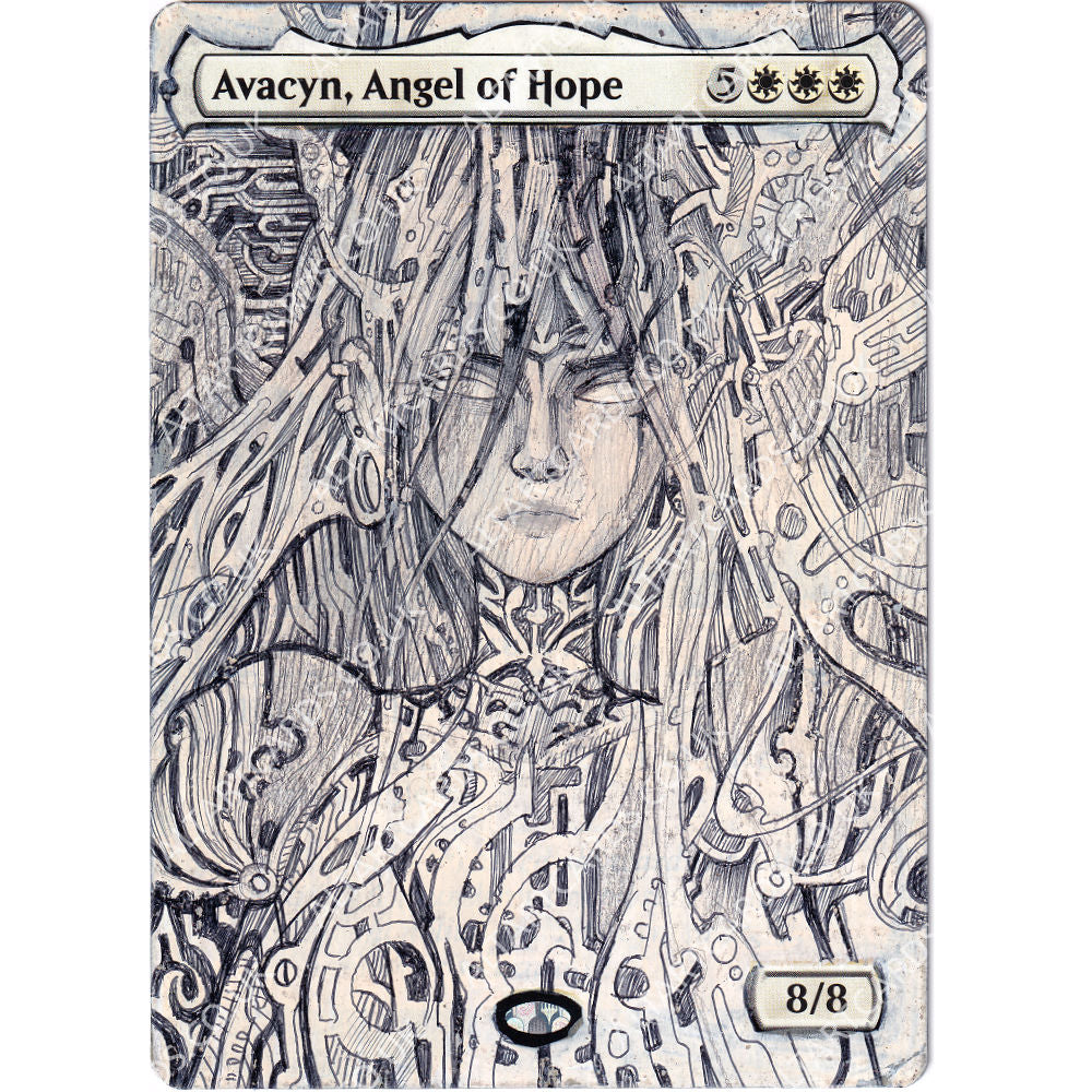Altered Art - Avacyn, Angel of Hope