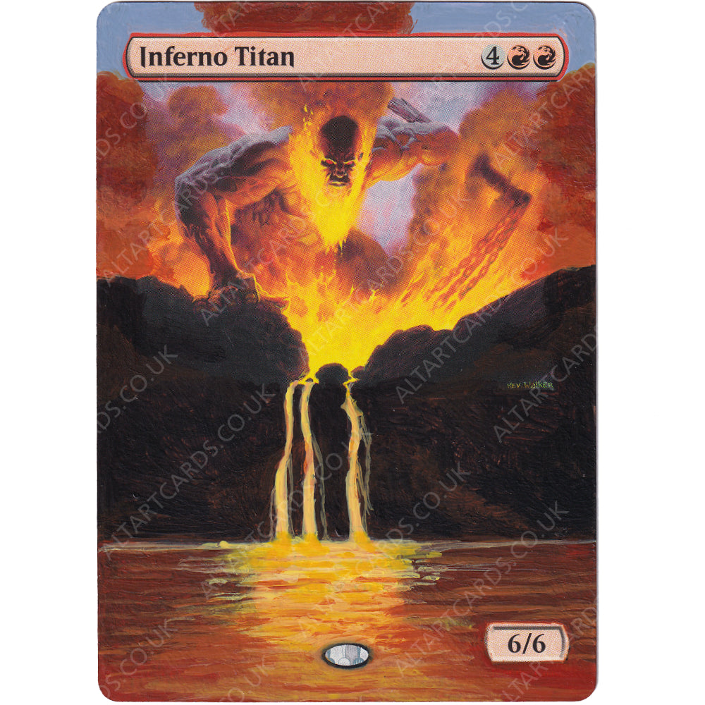 card titan mtg Altered Art