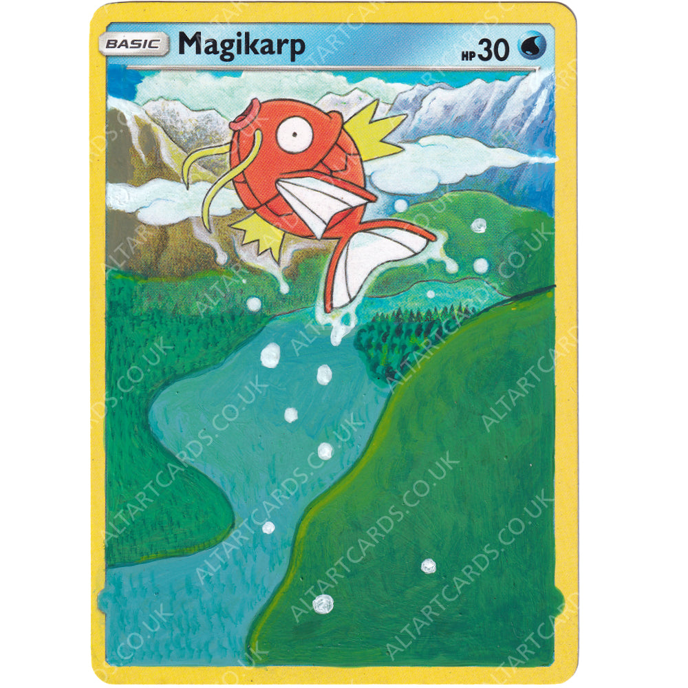 Altered Art - Pokemon Magikarp Alt Art Cards Altered Art - Pokemon Magikarp Alt Art Cards