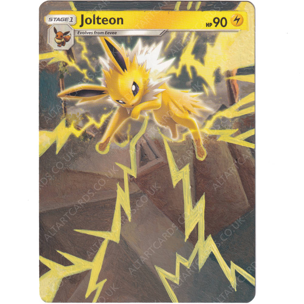 Altered Art - Pokemon Jolteon Alt Art Cards Altered Art - Pokemon Jolteon Alt Art Cards