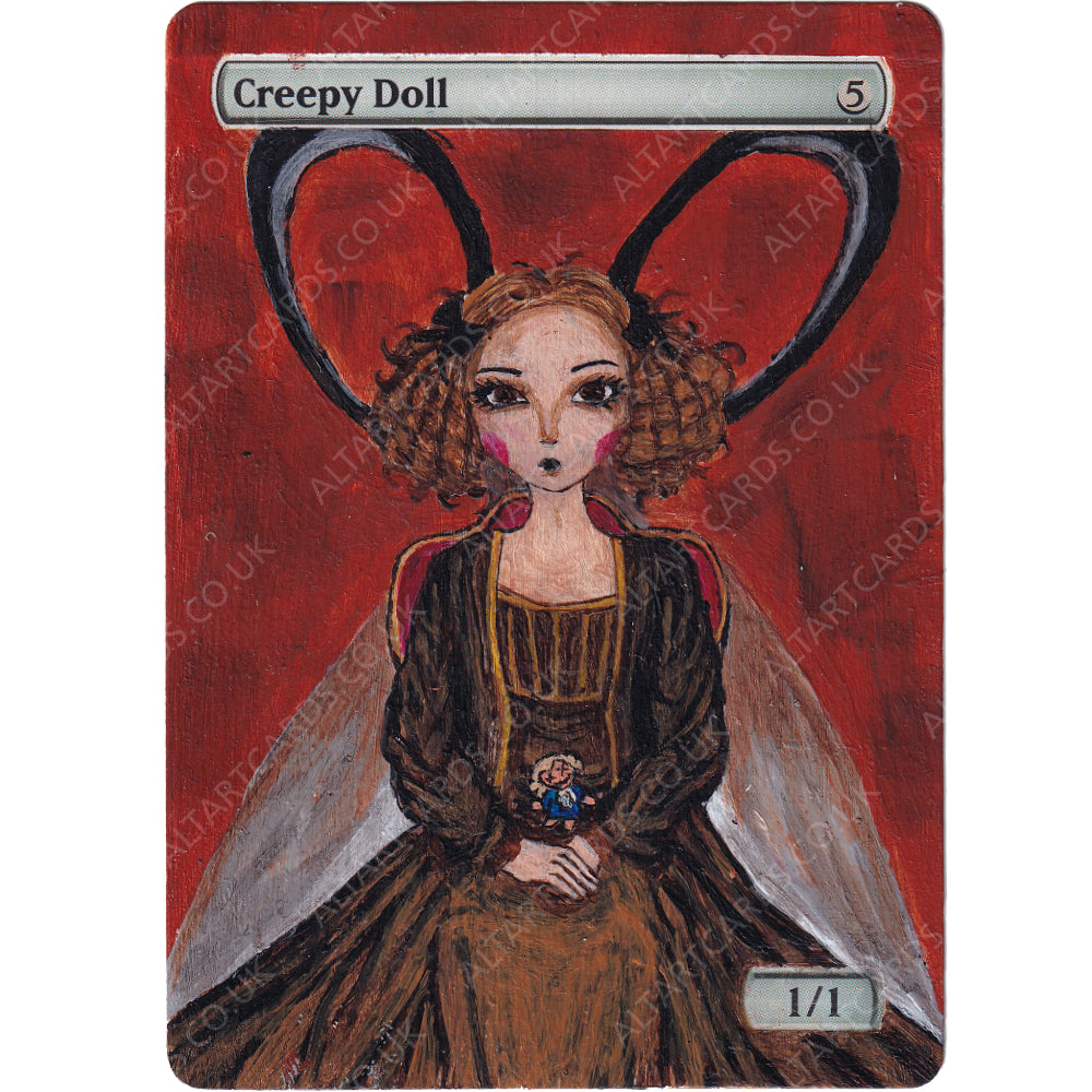 Altered Art - Creepy Doll