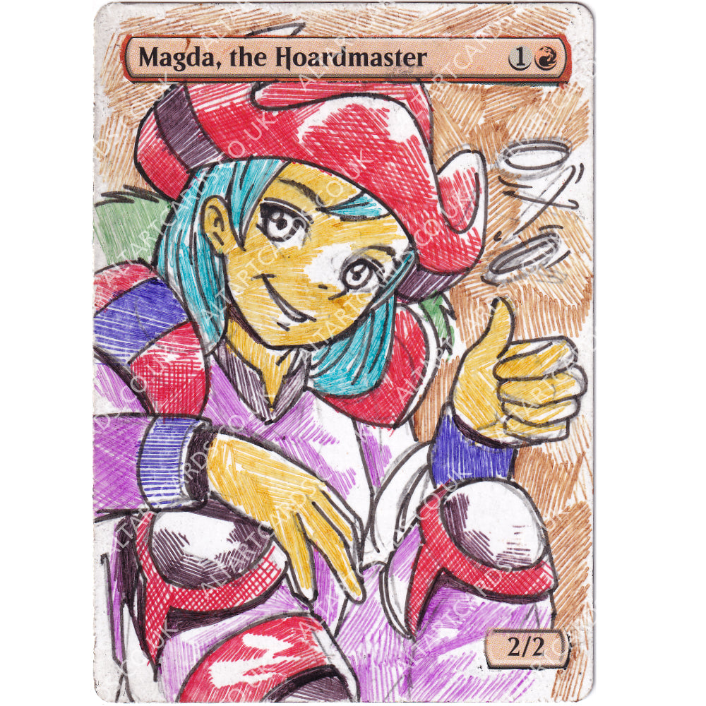 Altered Art - Magda, the Hoardmaster