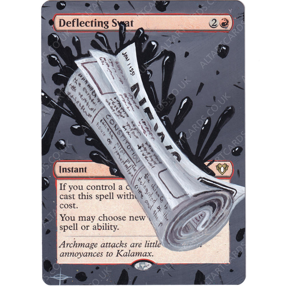 Altered Art - Deflecting Swat – Alt Art Cards