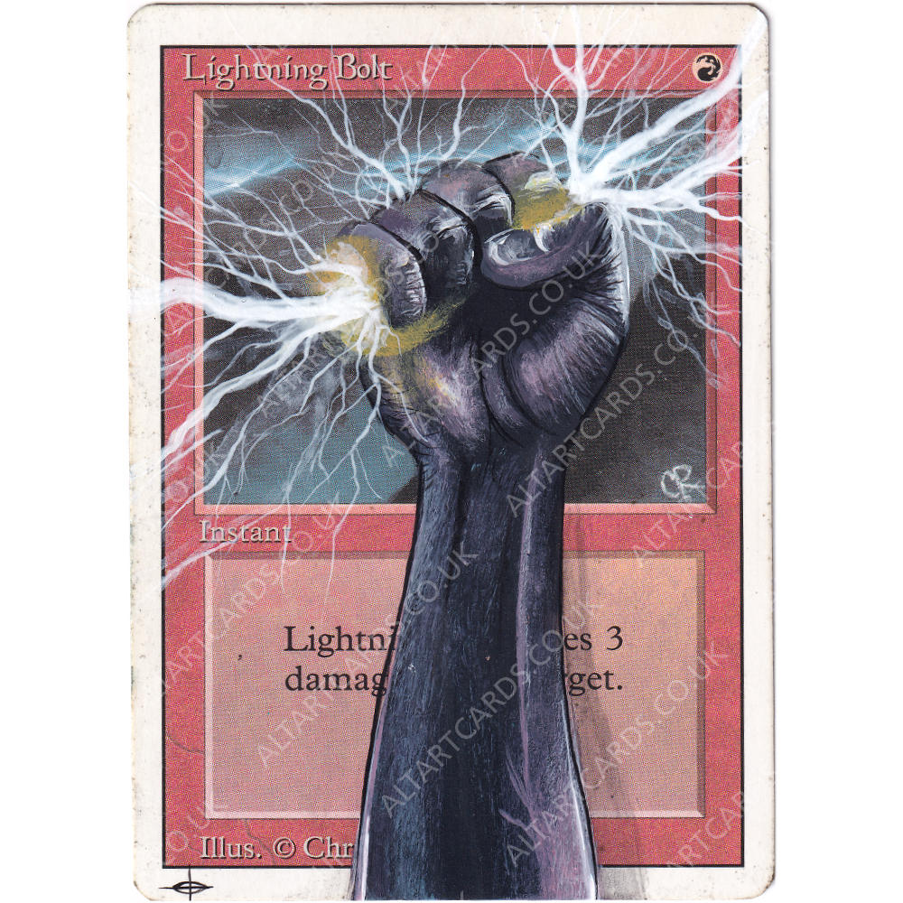 Altered Art - Lightning Bolt