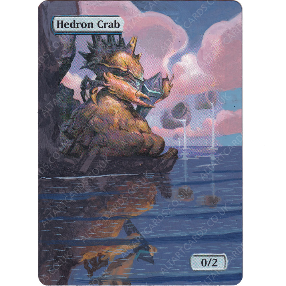 crab cards mtg Altered Art