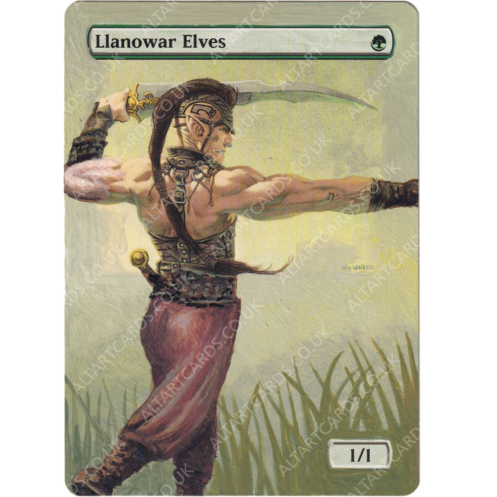 Altered Art - Llanowar Elves