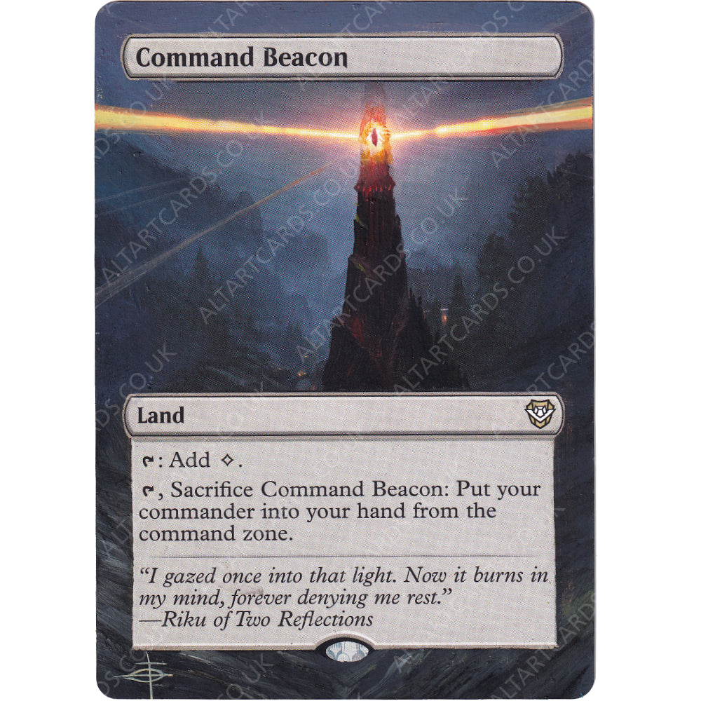 mtg beacon cards Altered Art