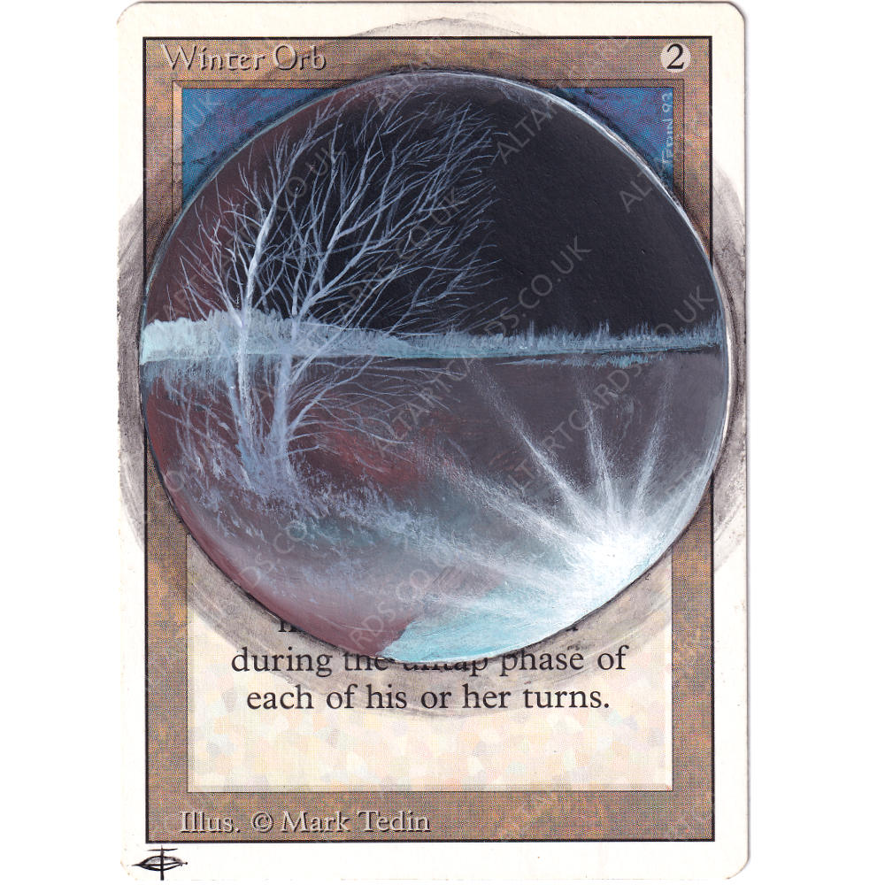 Altered Art - Winter Orb