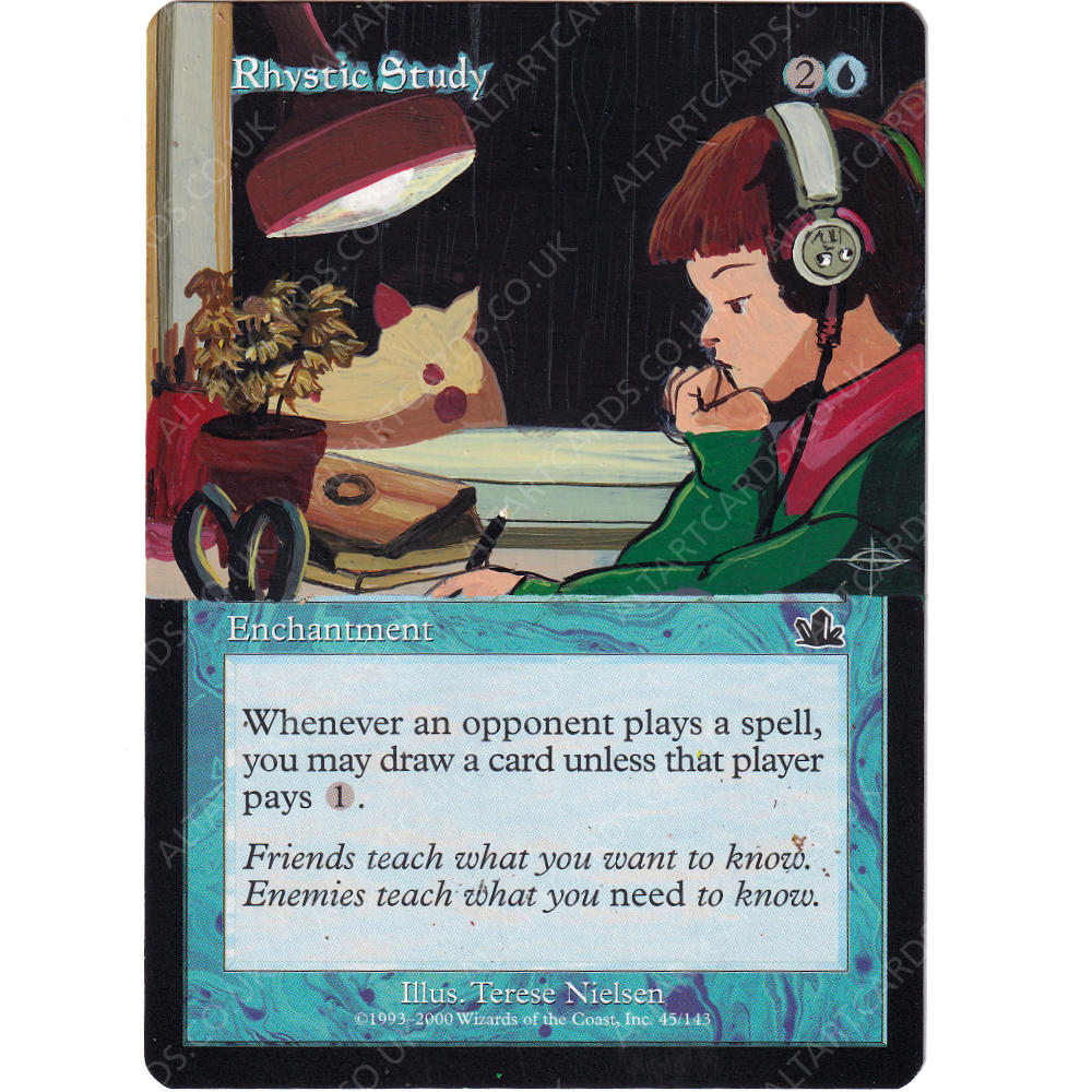 Altered Art - Rhystic Study