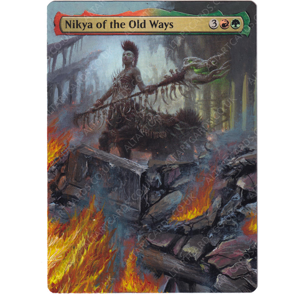 Altered Art - Nikya of the Old Ways (Commission)