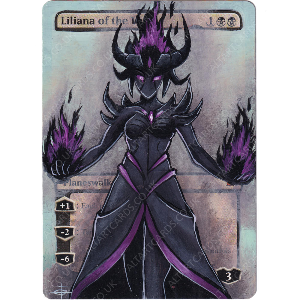 Altered Art - Liliana of the Veil