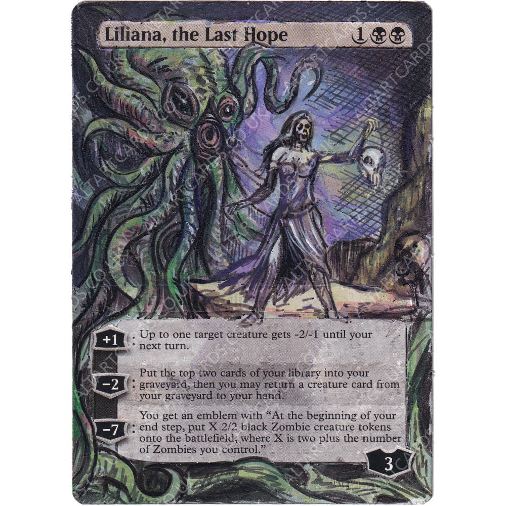 Altered Art - Liliana, the Last Hope