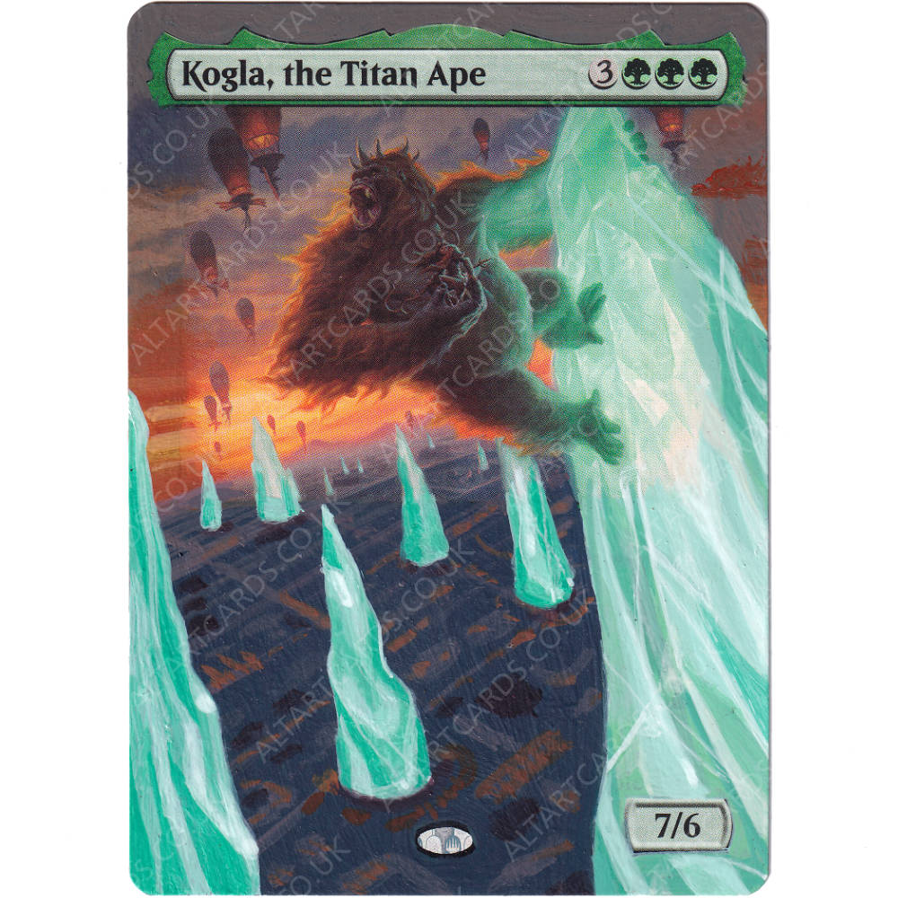 Altered Art - Kogla, the Titan Ape