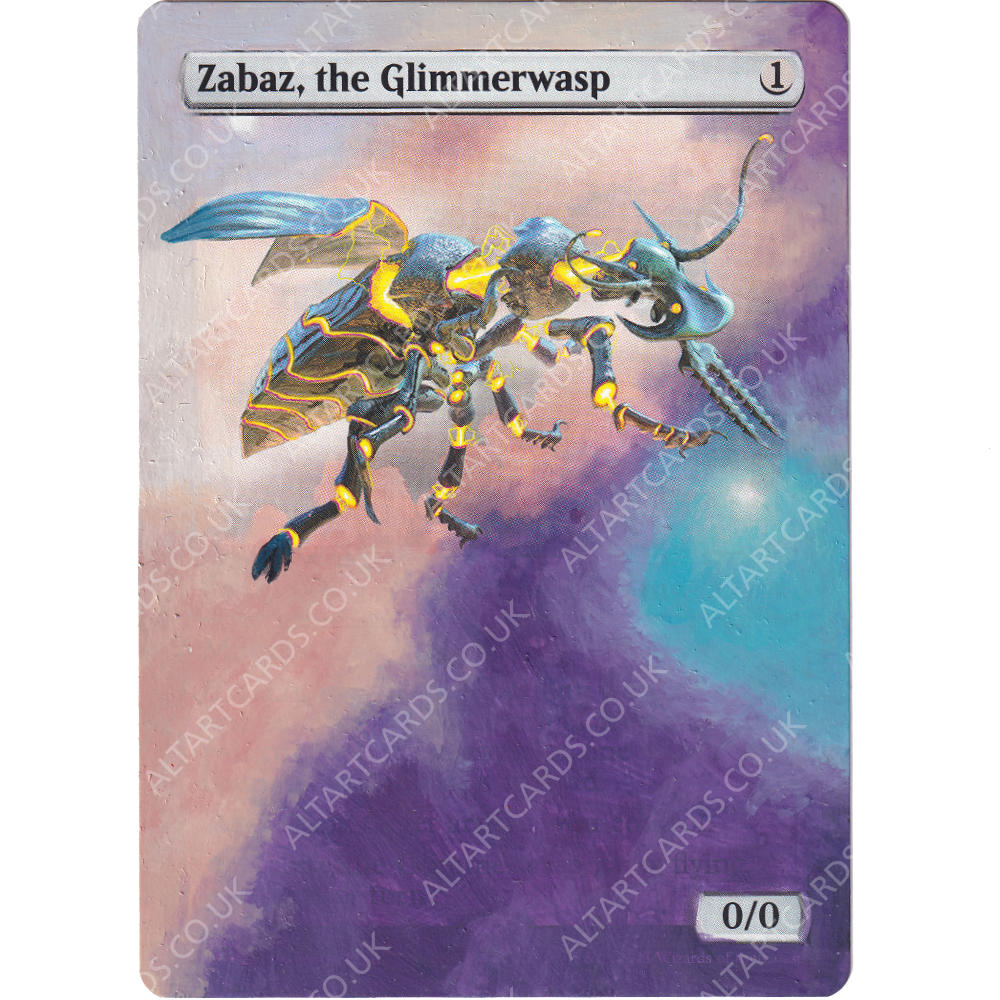 Altered Art - Zabaz, the Glimmerwasp
