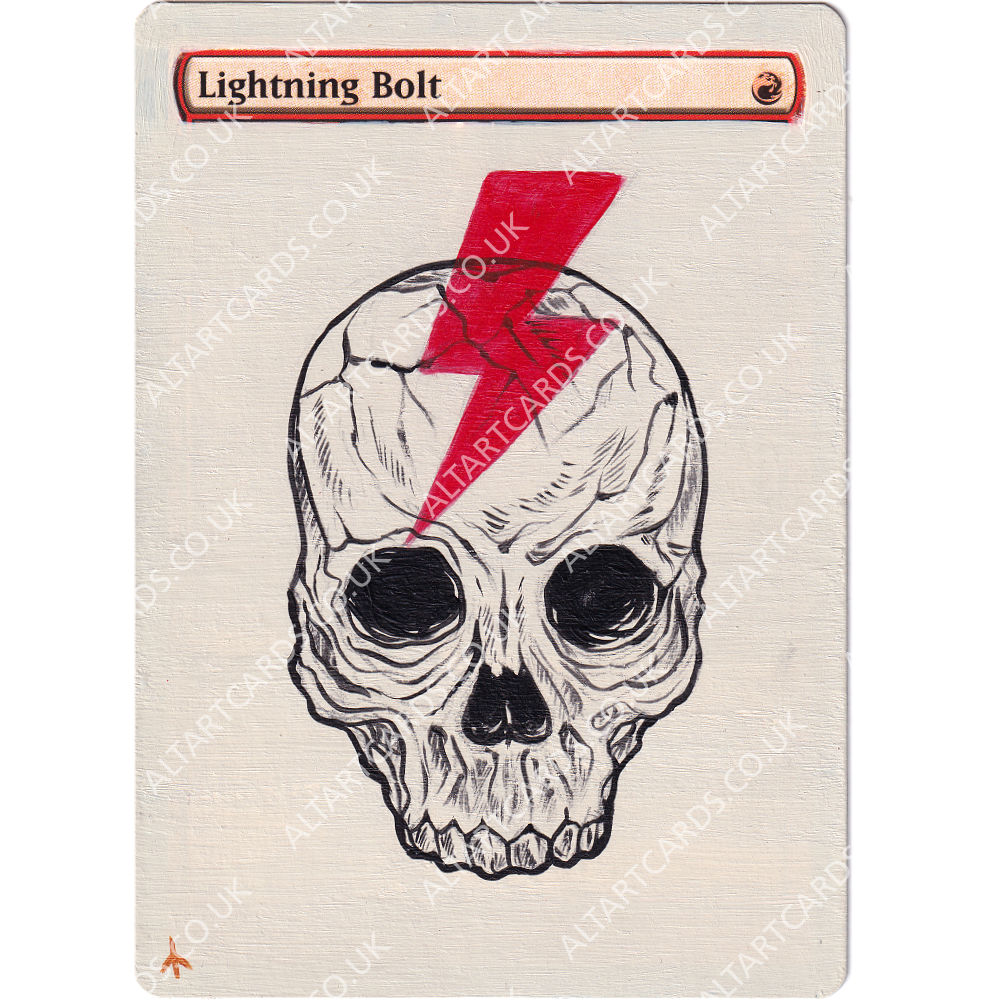 Altered Art - Lightning Bolt