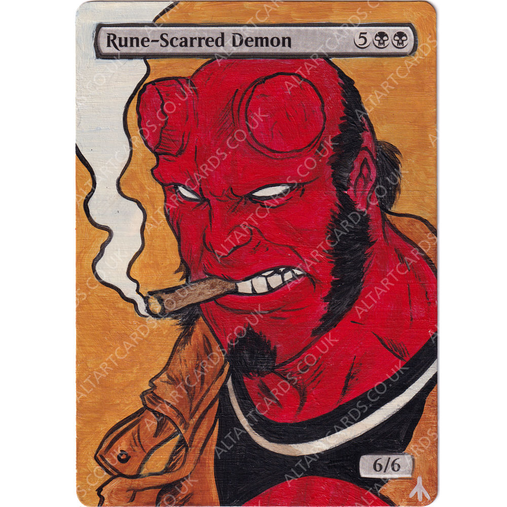 Altered Art - Rune-Scarred Demon
