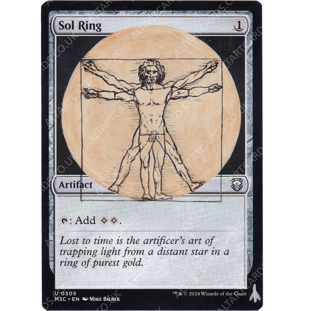 Altered Art - Sol Ring